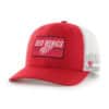 Detroit Red Wings 47 Brand Trucker Red Session White Mesh Snapback Hat