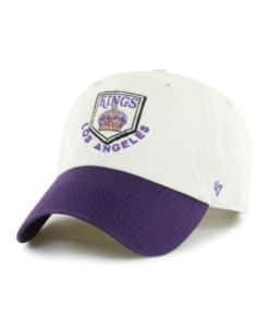 Los Angeles Kings 47 Brand Vintage Bone Sidestep Clean Up Adjustable Hat