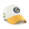 Pittsburgh Penguins 47 Brand Vintage Bone Sidestep Clean Up Adjustable Hat