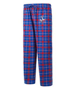 New England Patriots Men's Ledger Royal Red Pajama Pants