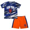 New York Mets KIDS Stealing Homebase T-Shirt & Shorts Set