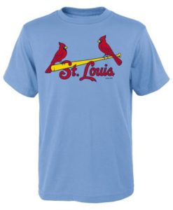 St. Louis Cardinals TODDLER Bahia Blue Road Wordmark T-Shirt Tee