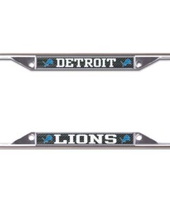 Detroit Lions Carbon License Plate Frame S/S Printed