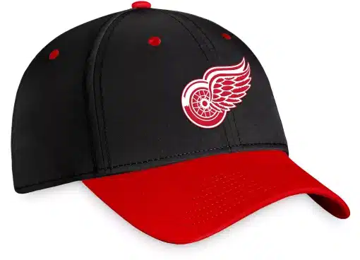 Detroit Red Wings Fanatics 2023 NHL Draft Black Flex Fit Hat