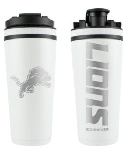 Detroit Lions 26 Oz White Stainless Steel Ice Shaker