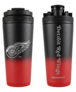 Detroit Red Wings 26 Oz Red & Black Stainless Steel Ice Shaker