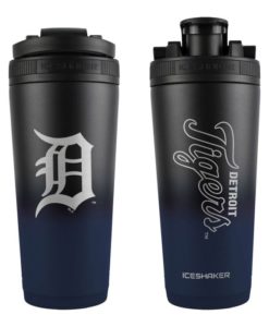 Detroit Tigers 26 Oz Black Stainless Steel Ice Shaker