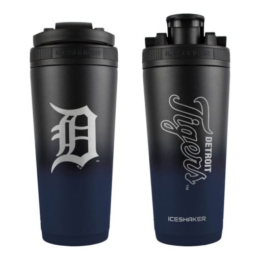 Detroit Tigers 26 Oz Black Stainless Steel Ice Shaker