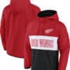 Detroit Red Wings Men's Fanatics Defender Red Pullover Hoodie Jacket