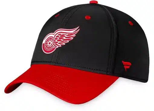 Detroit Red Wings Fanatics 2023 NHL Draft Black Flex Fit Hat