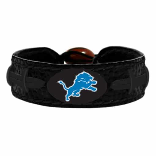 Detroit Lions Team Color Tonal Black Bracelet