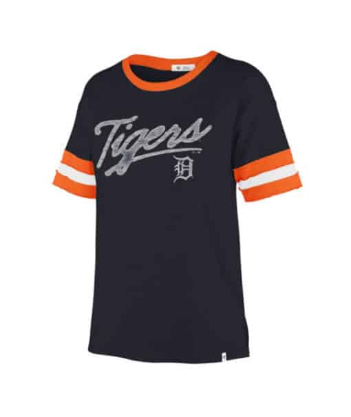 Detroit Tigers Women's 47 Brand Atlas Blue Dani T-Shirt Tee