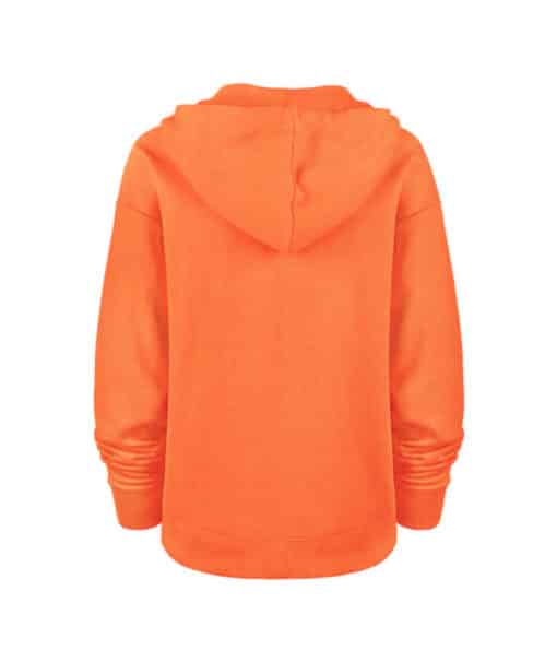 Detroit Tigers Women's 47 Brand Signal Orange Pullover Hoodie