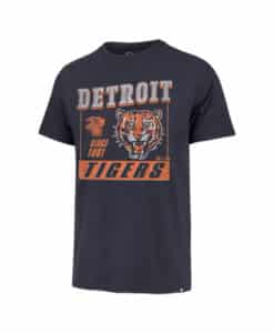 Detroit Tigers Men's 47 Brand Cooperstown Atlas Blue Outlast Franklin T-Shirt Tee