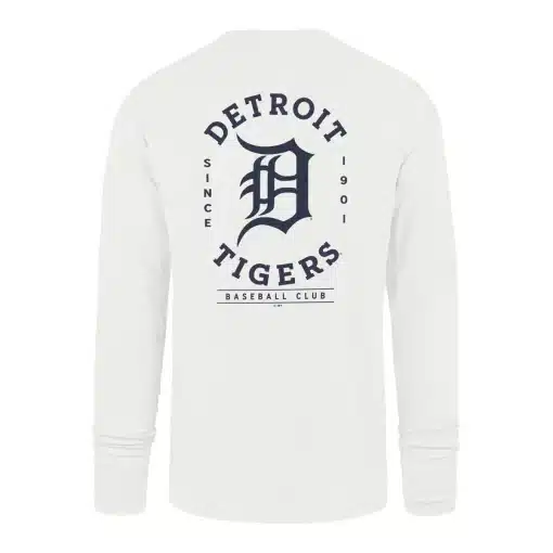 Detroit Tigers 47 Brand Men's Sandstone Franklin Long Sleeve T-Shirt Tee