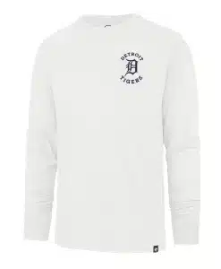 Detroit Tigers 47 Brand Men's Sandstone Franklin Long Sleeve T-Shirt Tee