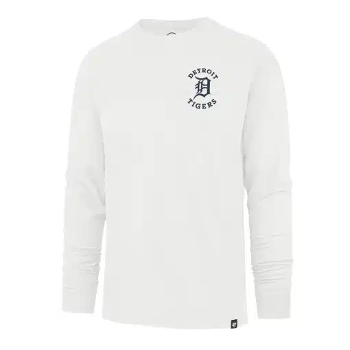 Detroit Tigers 47 Brand Men's Sandstone Franklin Long Sleeve T-Shirt Tee