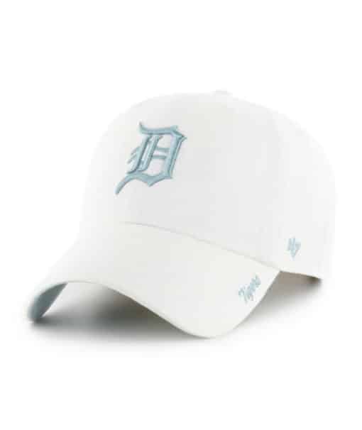 Detroit Tigers 47 Brand Womens White Ballpark Clean up Adjustable Hat