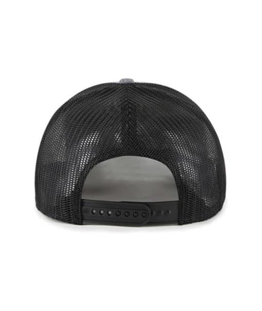 Detroit Tigers 47 Brand Charcoal Black Trucker Mesh Snapback Hat