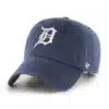Detroit Tigers 47 Brand KIDS Navy White Classic D Clean Up Adjustable Hat