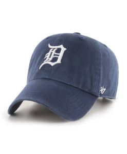 Detroit Tigers 47 Brand KIDS Navy White Classic D Clean Up Adjustable Hat
