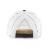 Chicago White Sox 47 Brand White Black Double Header Pinstripe Snapback Hat