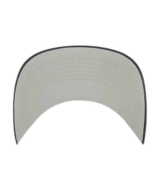 Chicago White Sox 47 Brand White Black Double Header Pinstripe Snapback Hat - Image 3