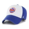 New York Mets 47 Brand Cooperstown Royal White Freshman Clean Up Adjustable Hat