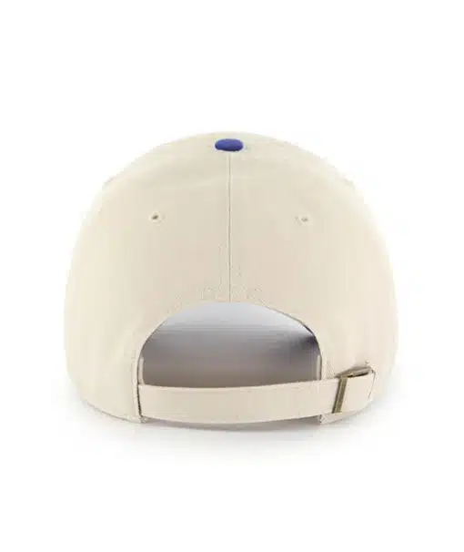New York Mets 47 Brand Cooperstown Bone Royal Two Tone Clean Up Adjustable Hat