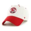 Boston Red Sox 47 Brand Cooperstown White Red Diamond Clean Up Adjustable Hat