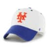 New York Mets 47 Brand Cooperstown Royal White Diamond Clean Up Adjustable Hat