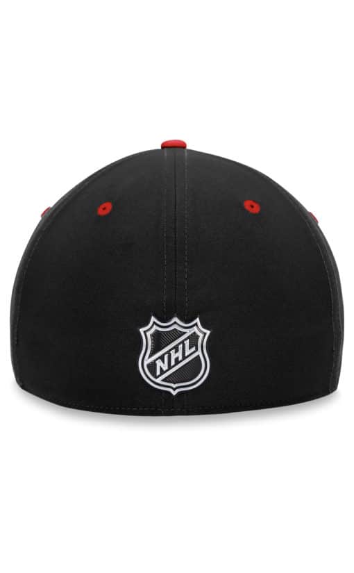 Detroit Red Wings Fanatics 2023 NHL Draft Authentic Pro Black Flex Fit Hat
