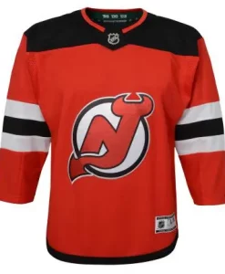 New Jersey Devils Baby Premier Red Home Jersey