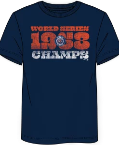 Detroit Tigers Men's Fanatics Heritage Vintage Navy T-Shirt Tee