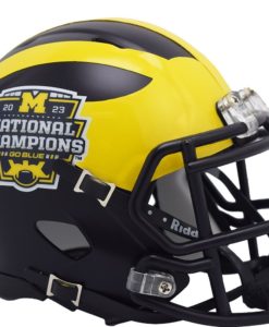 Michigan Wolverines 2023 National Champions Riddell Mini Helmet