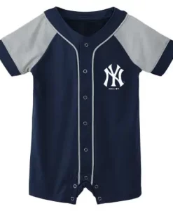 New York Yankees Baby Navy Little Slugger Coverall