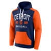Detroit Tigers Men's Fanatics Navy Orange Pullover Hoodie