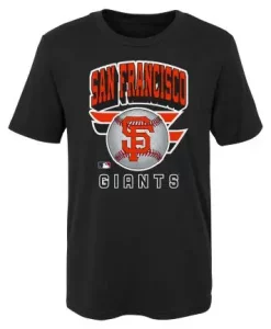 San Francisco Giants YOUTH Black Ninety Seven T-Shirt Tee