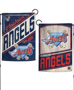 Los Angeles Angels 12.5″x18″ 2 Sided Cooperstown Garden Flag