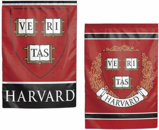 Harvard Crimson 12.5"x18" 2 Sided Garden Flag