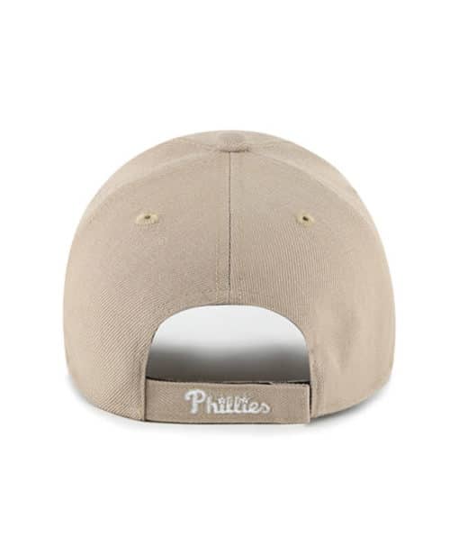 Philadelphia Phillies 47 Brand Khaki MVP Adjustable Hat - Image 2
