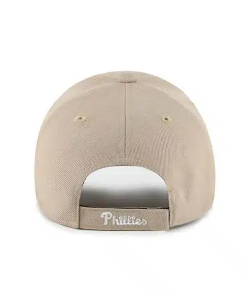 Philadelphia Phillies 47 Brand Khaki MVP Adjustable Hat - Image 2