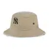 New York Yankees 47 Brand Black NY Khaki Bucket Hat