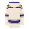 Los Angeles Dodgers Men's 47 Brand Cream Pullover Jersey Hoodie