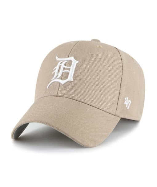 Detroit Tigers 47 Brand Khaki MVP Adjustable Hat