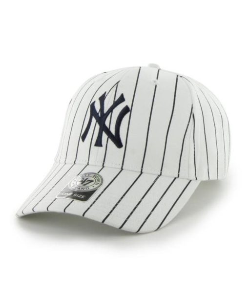 New York Yankees TODDLER 47 Brand White Pinstripe MVP Adjustable Hat