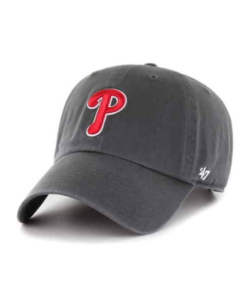 Philadelphia Phillies 47 Brand Charcoal Clean Up Adjustable Hat