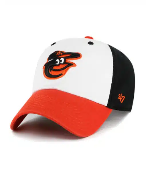 Baltimore Orioles 47 Brand Replica Black Clean Up Adjustable Hat