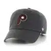 Philadelphia Phillies 47 Brand Cooperstown Charcoal Clean Up Adjustable Hat