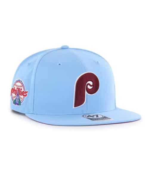 Philadelphia Phillies 47 Brand Cooperstown Columbia Sure Shot Under Snapback Hat